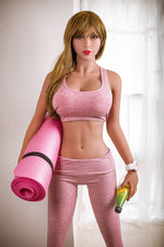165cm I-Cup Customizable Realistic TPE Sex Doll - Honey Blonde Ample Bust TrueSkin TPE Material