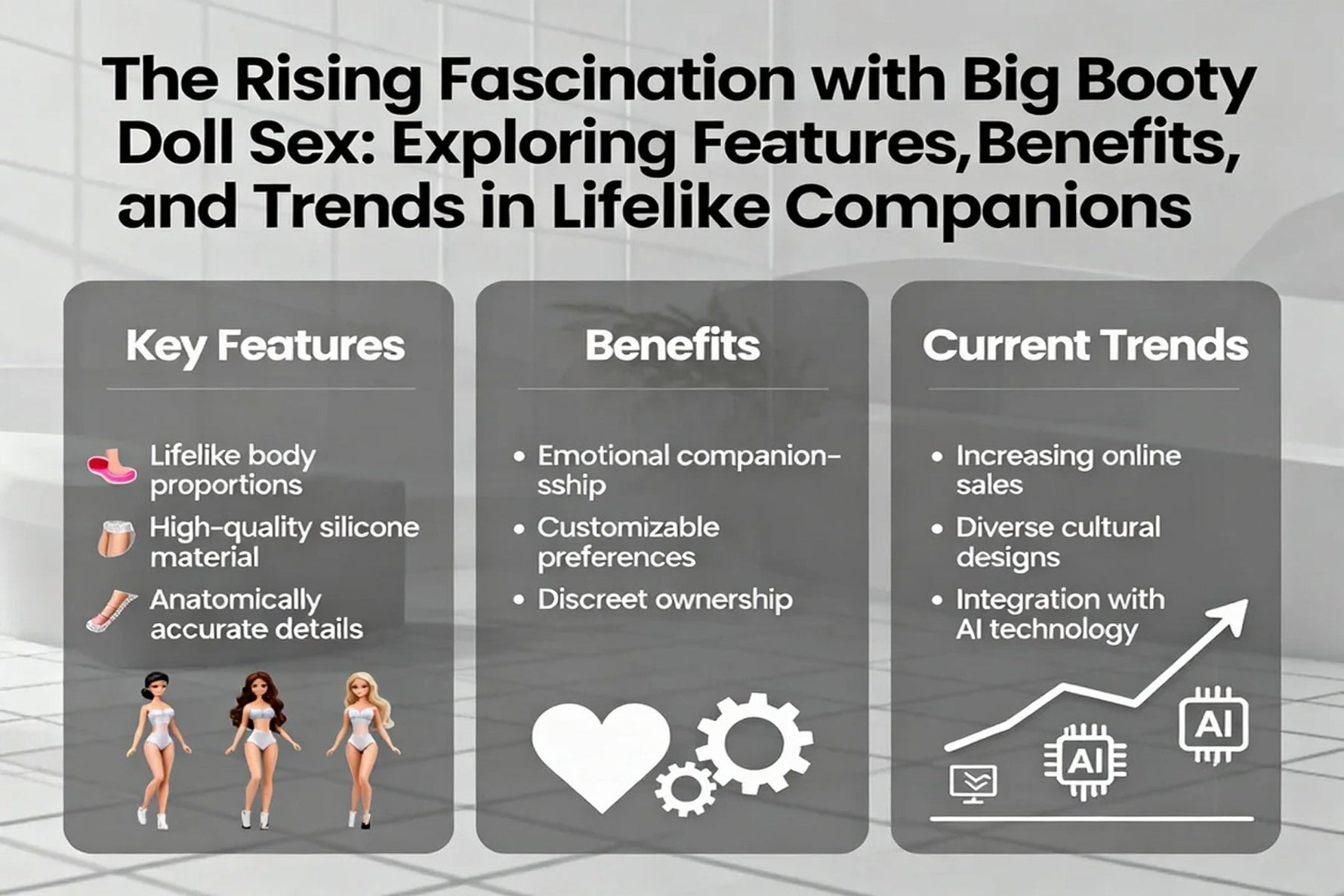 The Rising Fascination with Big Booty Doll Sex: Exploring Features, Benefits, and Trends in Lifelike Companions