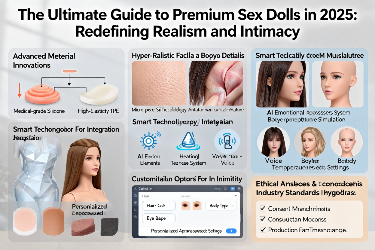 The Ultimate Guide to Premium Sex Dolls in 2025 – Redefining Realism and Intimacy