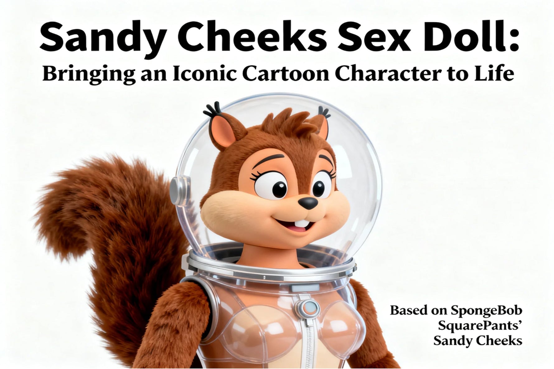 Realistic sandy cheeks sex doll with lifelike design and details