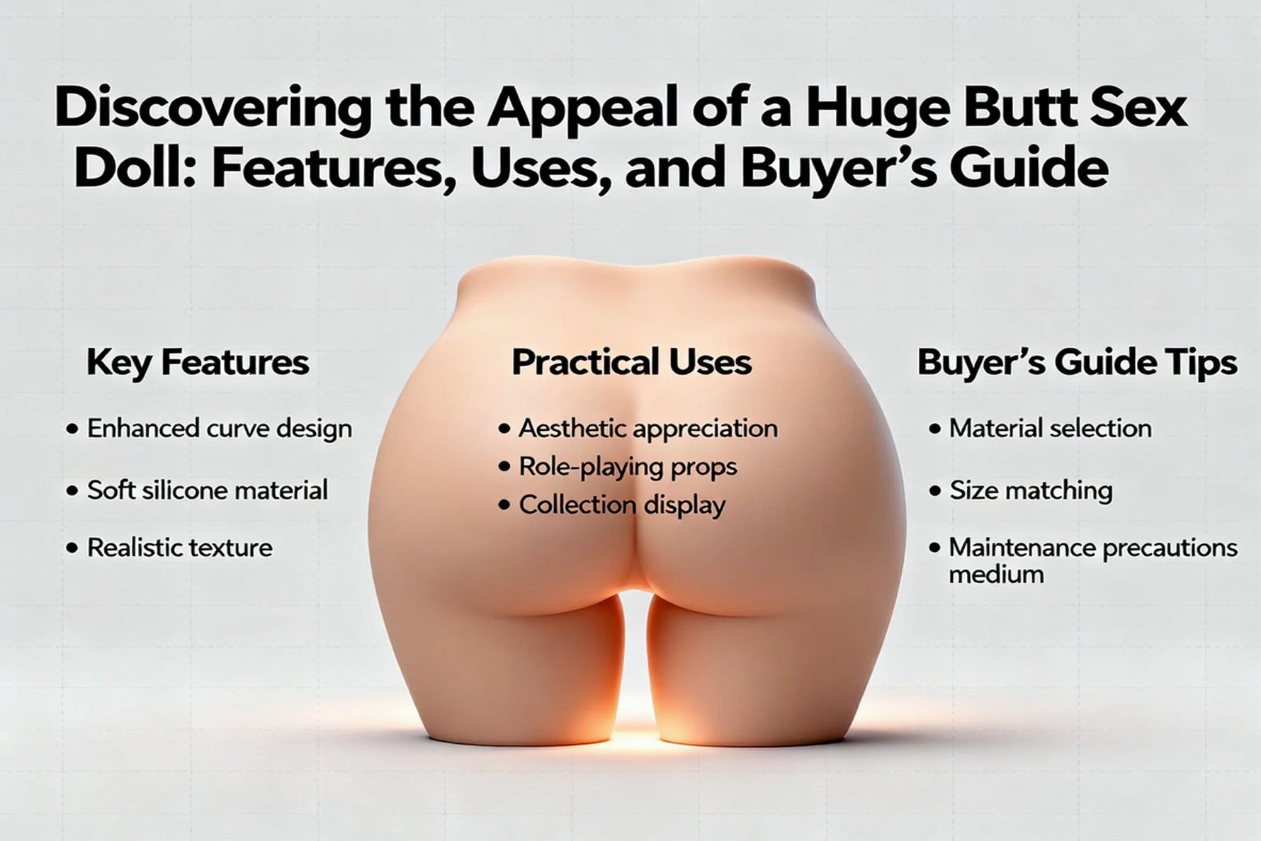 Discovering the Appeal of a Huge Butt Sex Doll: Features, Uses, and Buyer’s Guide