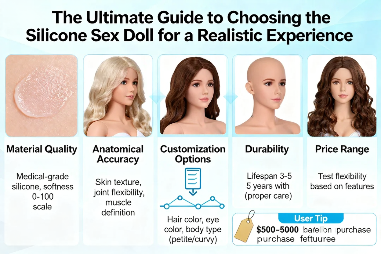 The Ultimate Guide to Choosing the Perfect Silicone Sex Doll for a Realistic Experience