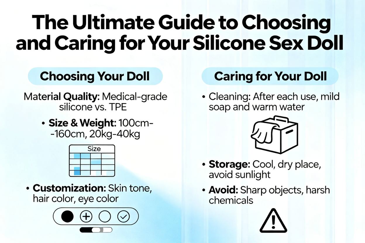 The Ultimate Guide to Choosing and Caring for Your Silicone Sex Doll