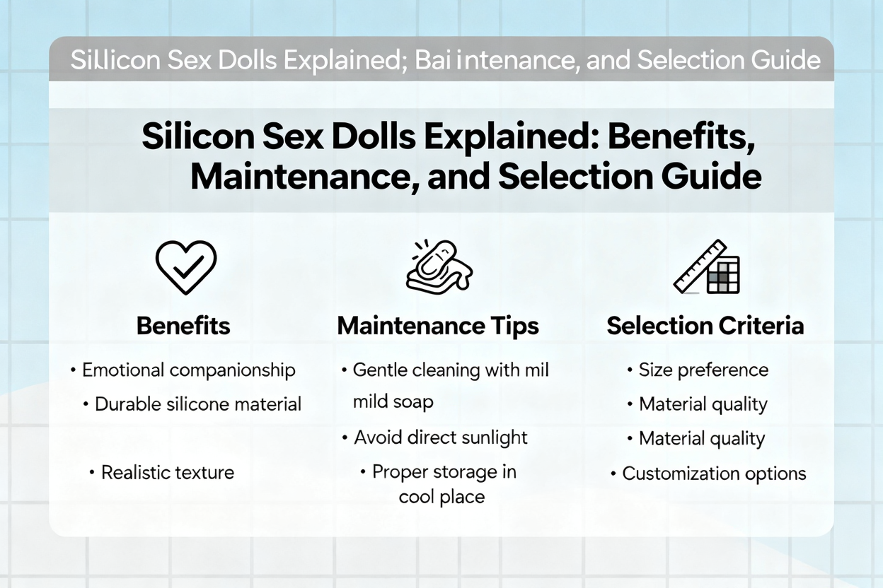 Sillicon Sex Dolls Explained: Benefits, Maintenance, and Selection Guide