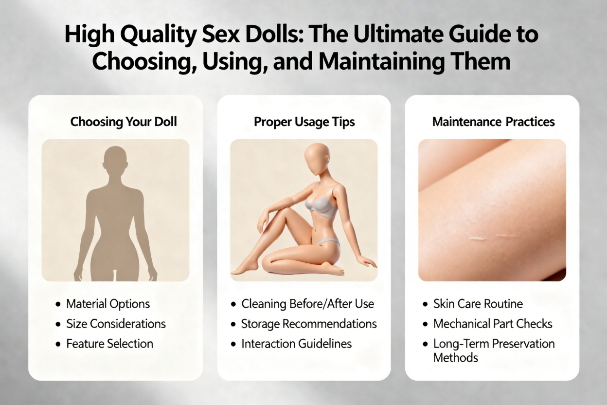 High Quality Sex Dolls: The Ultimate Guide to Choosing, Using, and Maintaining Them