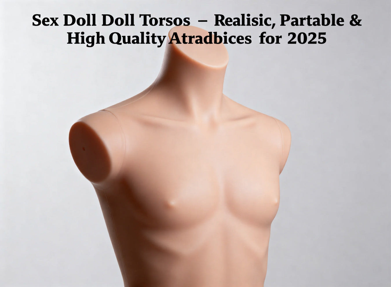 Realistic silicone sex doll torsos with lifelike details