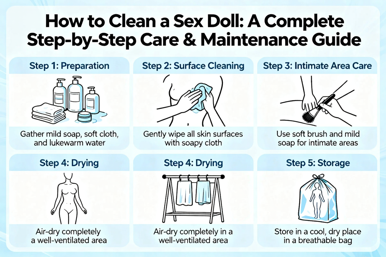 How to Clean a Sex Doll: A Complete Step-by-Step Care & Maintenance Guide
