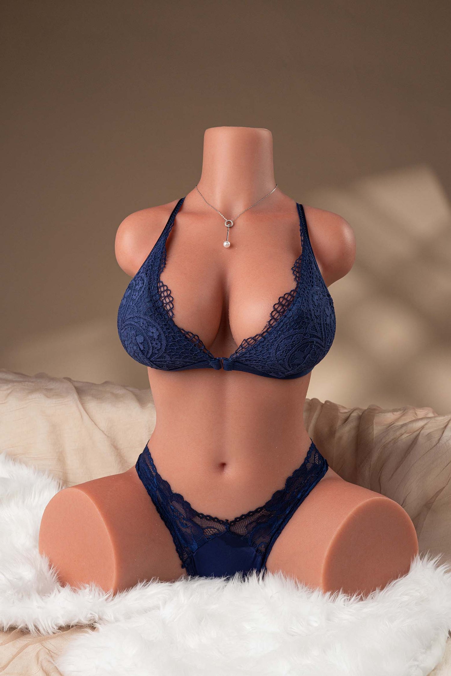 Lifelike Male Masturbator Sex Doll Torso - Big Boobs, 32.2LB, Silicone Material (Customizable Face & Hair)
