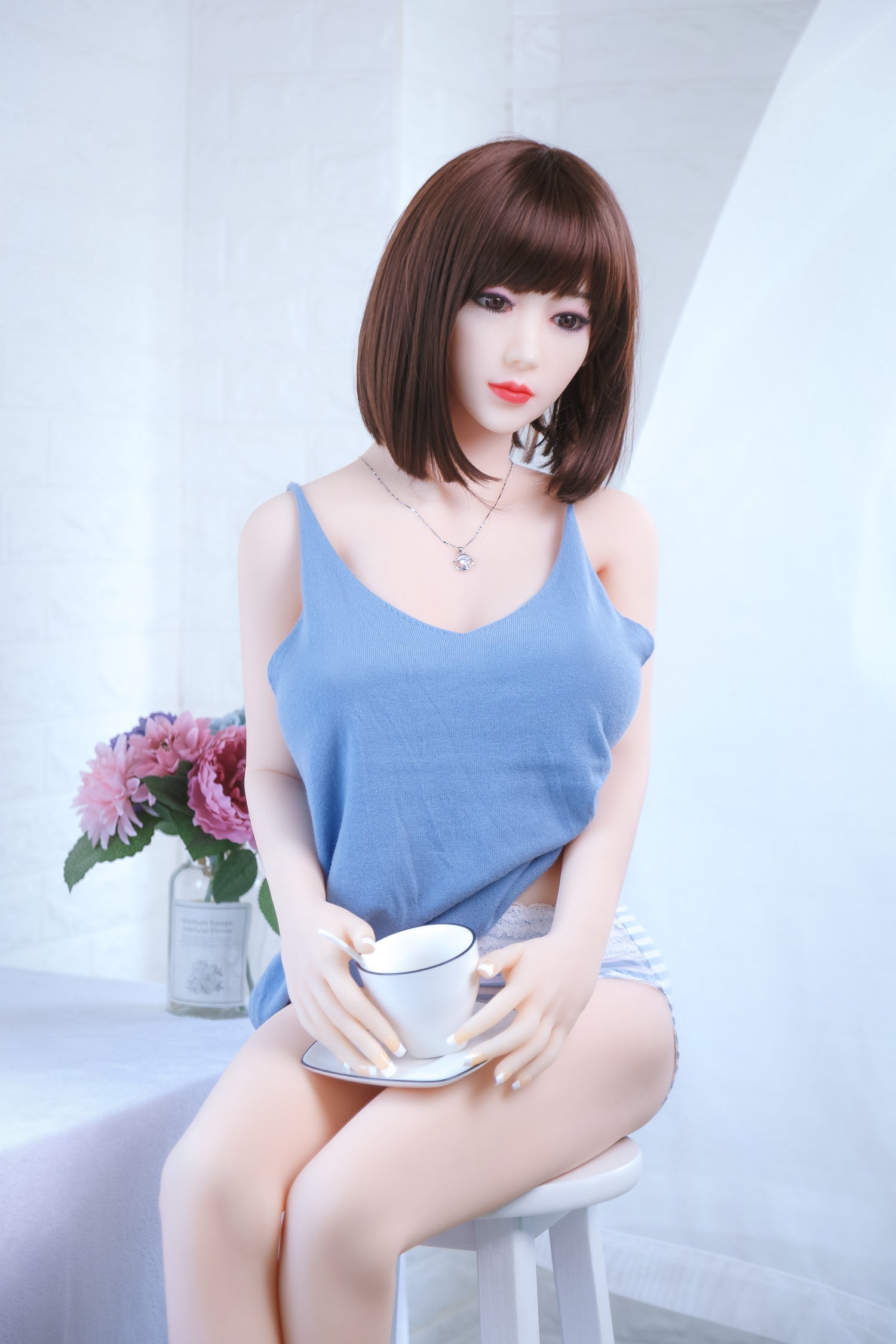 158cm big breasts sex doll front view