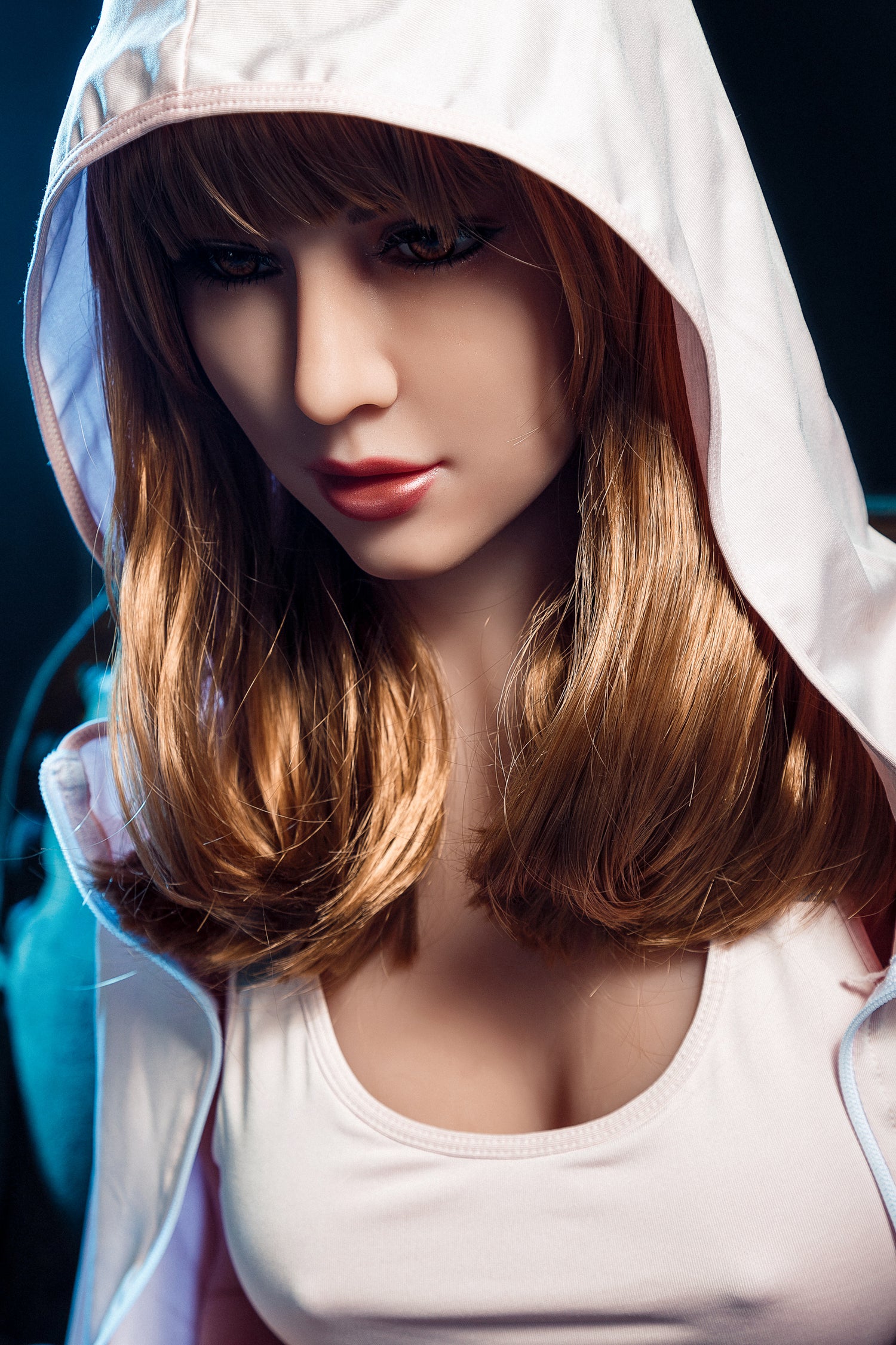 Busty 158cm sex doll with huge realistic TPE breasts