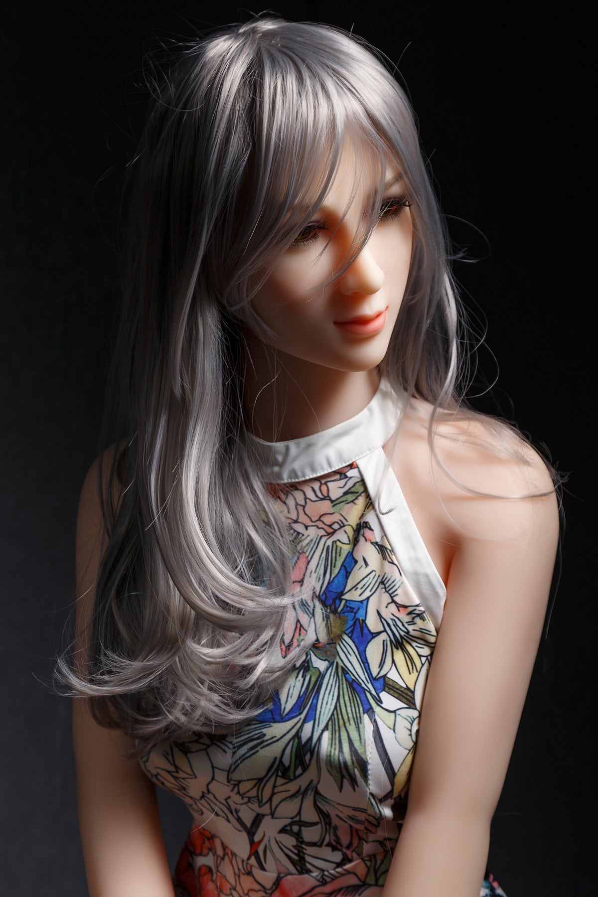 158cm small chest realistic sex doll full body view