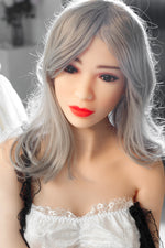 165cm small breast realistic TPE sex doll with customizable face