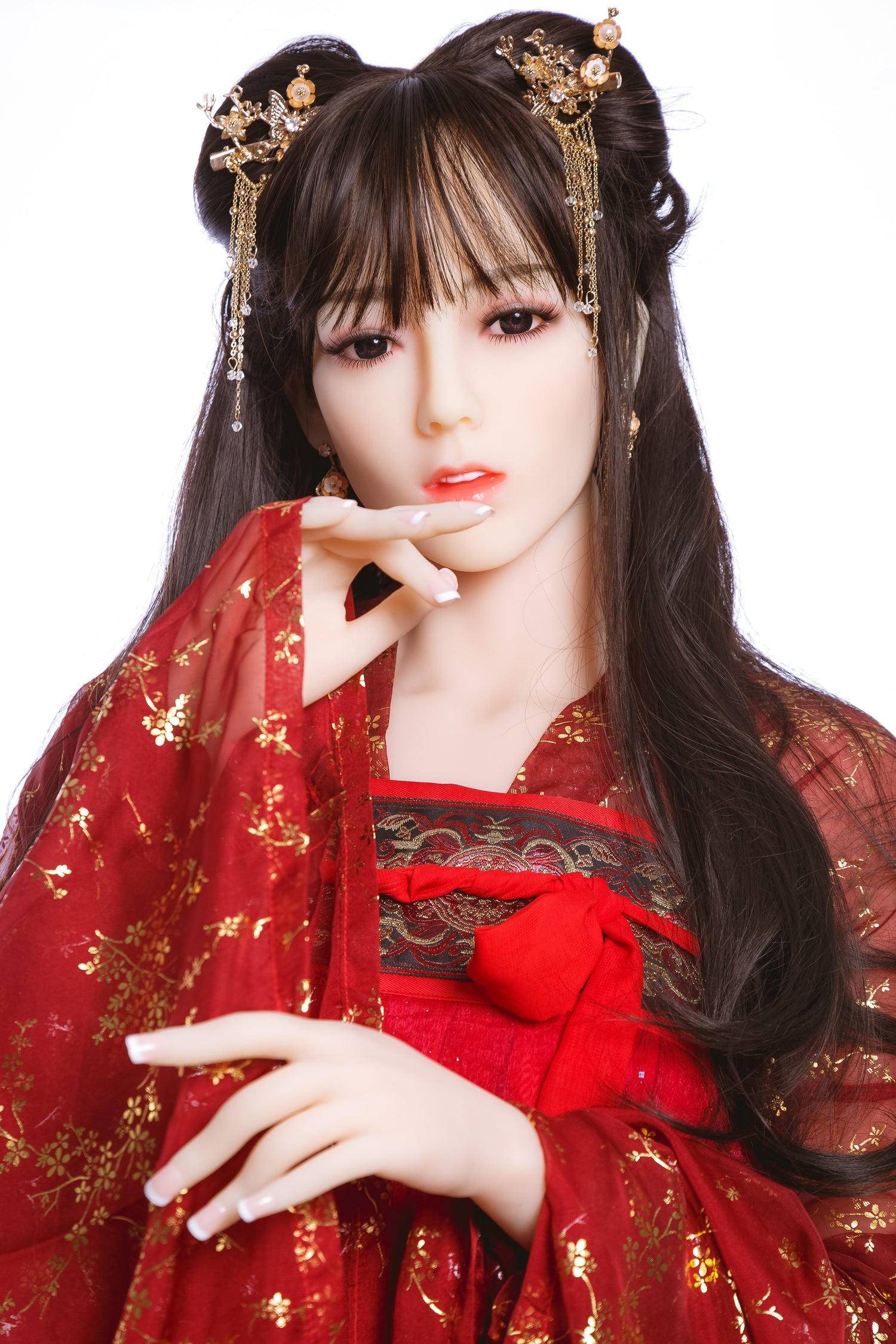 Elegant 176cm Companion Doll – Platinum TPE Articulated Body, Custom Small Bust, Lifelike Intimacy Partner