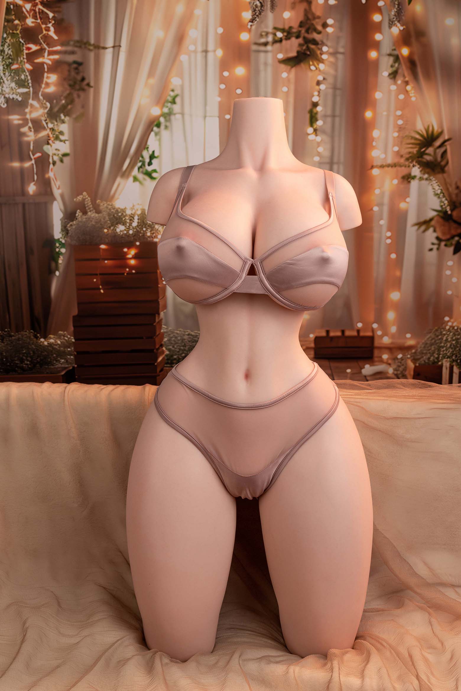 36.4LB torso sex doll full silicone half body doll