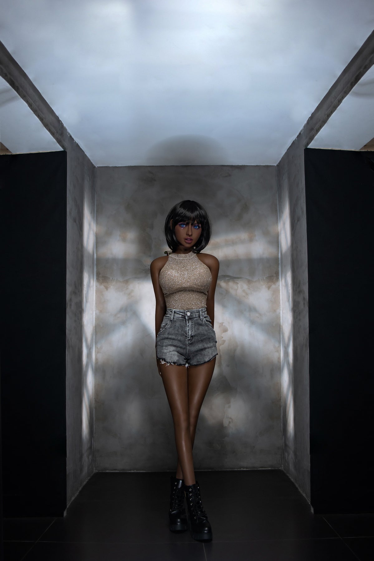 Realistic 148cm sex doll with big ass