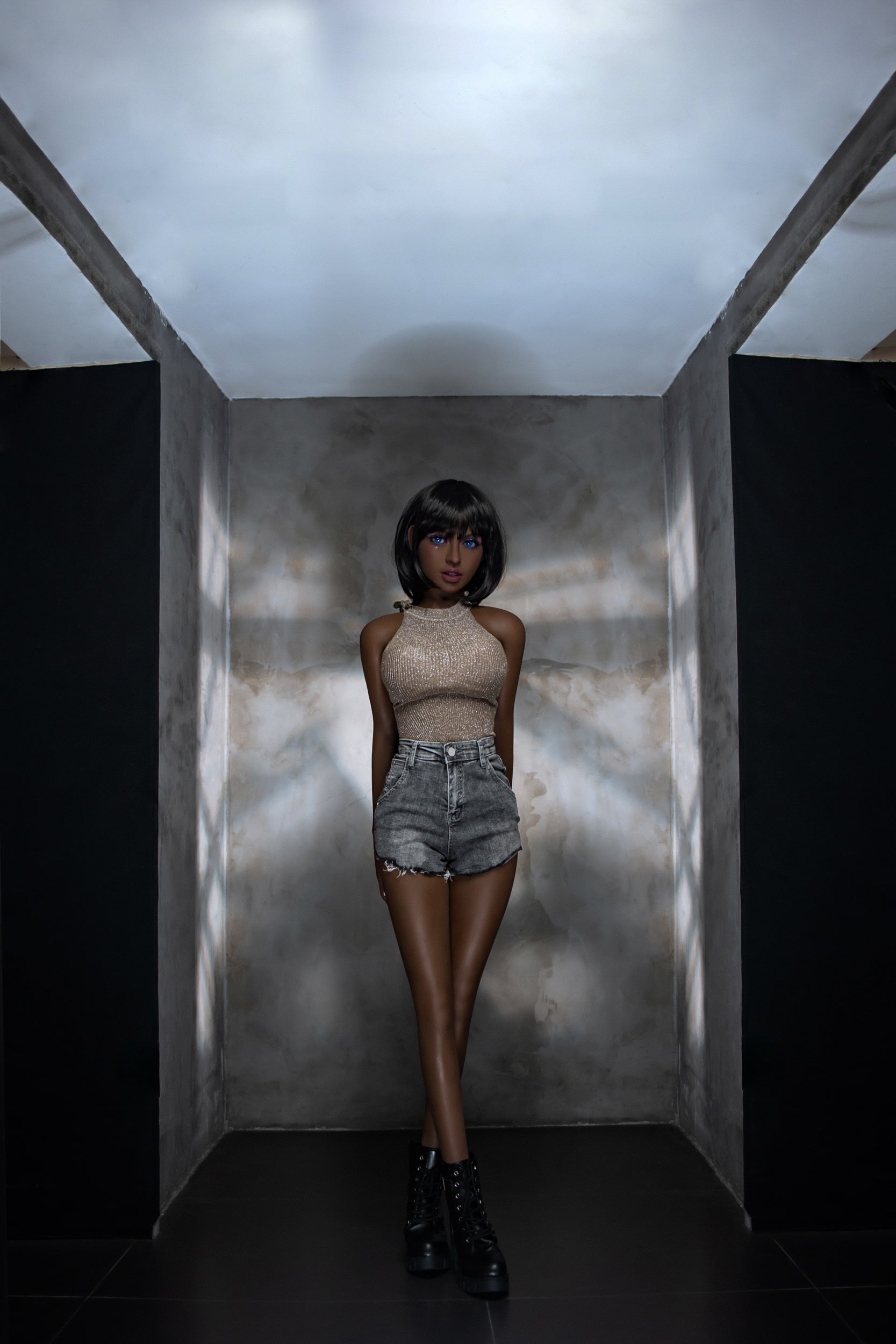 Realistic 148cm sex doll with big ass