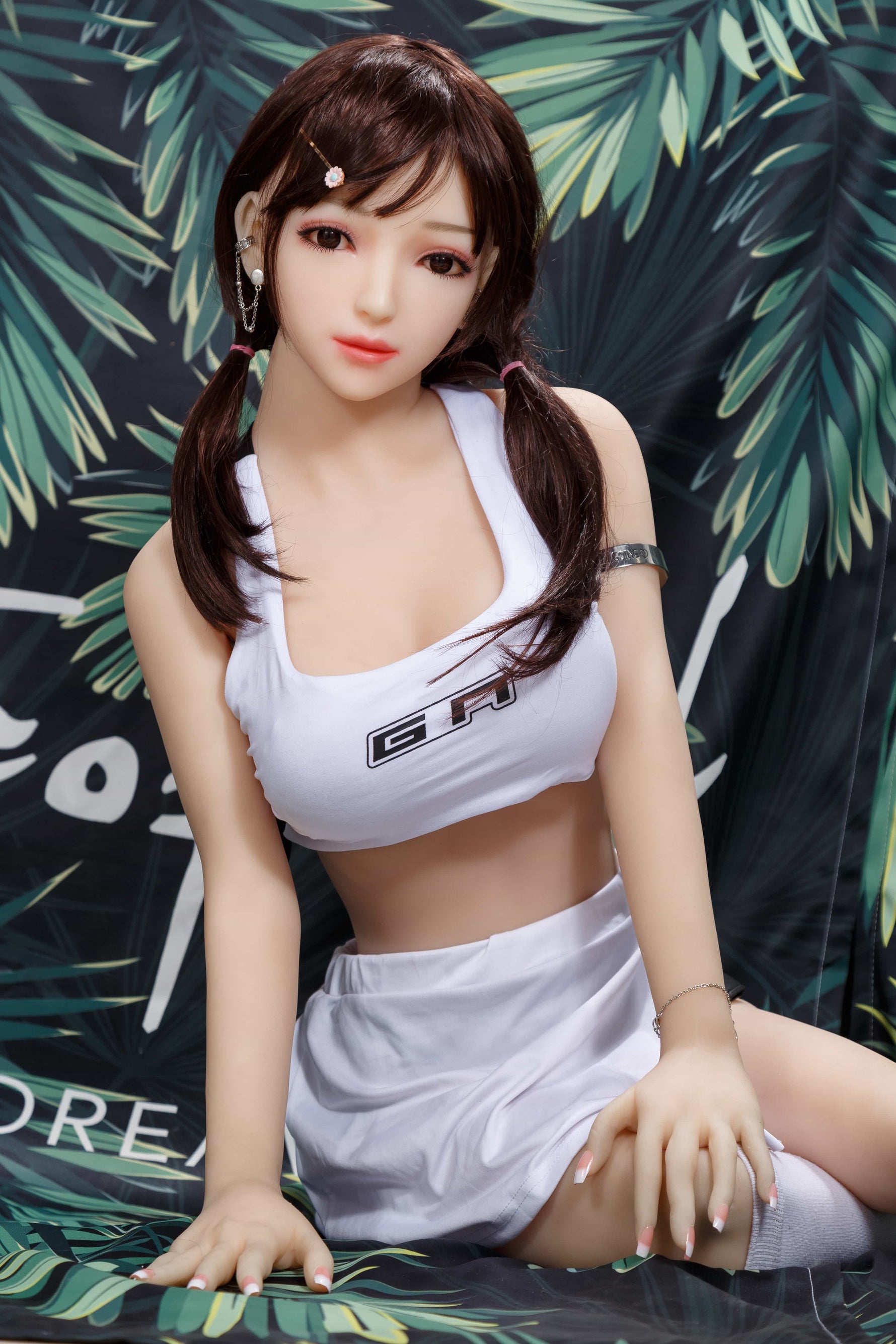 148cm petite flat chested sex doll realistic skin texture

