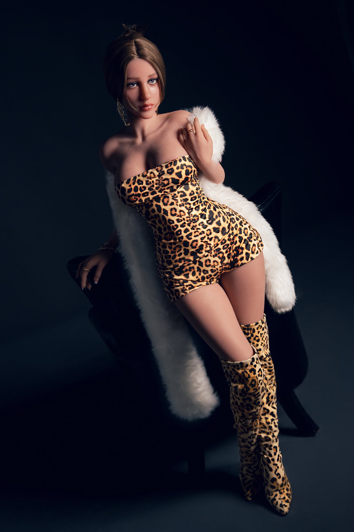 150cm realistic Asian sex doll with baby-doll face and soft TPE body