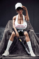 Realistic 150cm muscle girl sex doll with defined TPE muscles