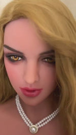 158cm Small Breast Sex Doll with Ultra Soft Gel Breasts, Light Tan Skin, Brown Eyes & Standing Feet | Realistic Love Doll